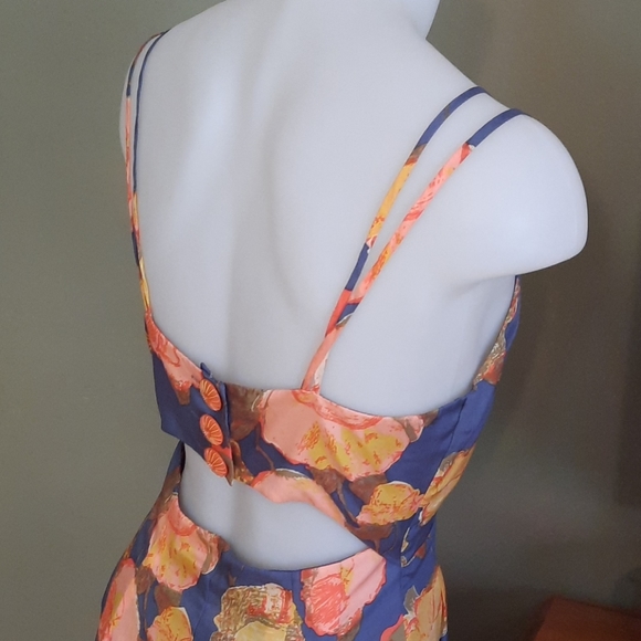 Anthropologie Mauve floral dress - Picture 9 of 13